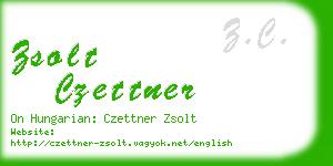zsolt czettner business card